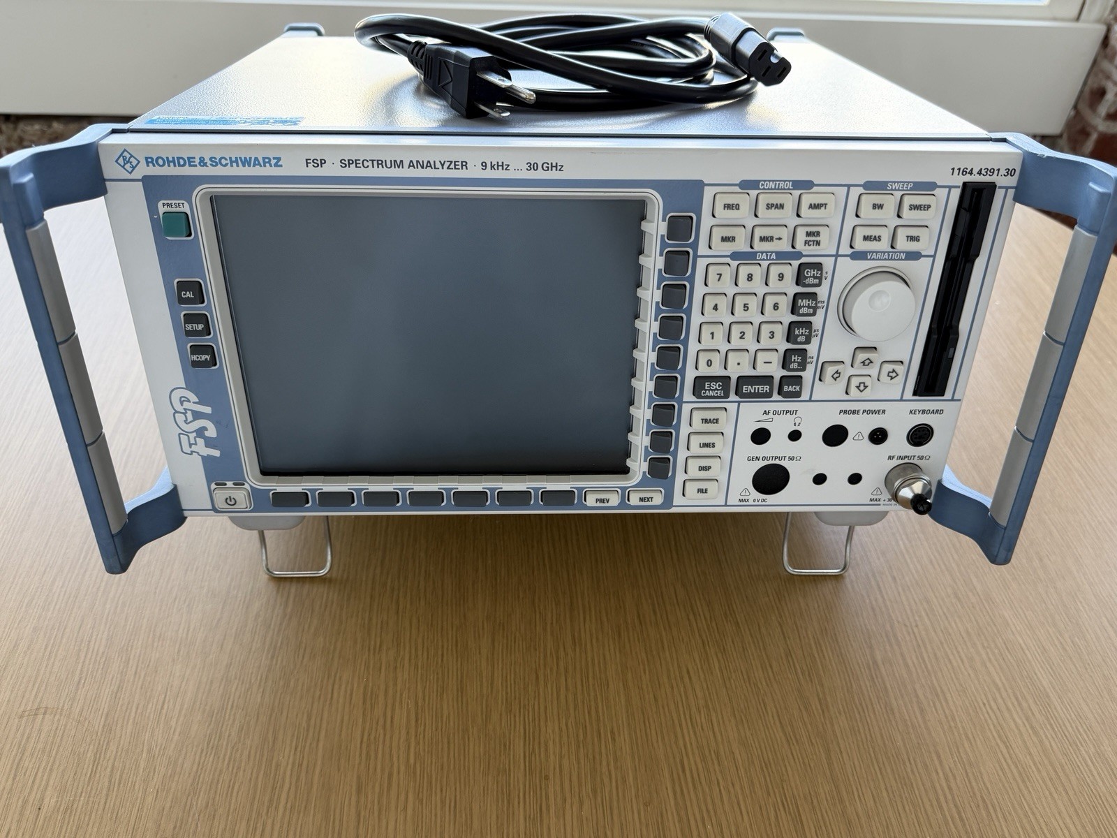 Rohde & Schwarz FSP 9kHz–30GHz Spectrum Analyzer 1164.4391.30