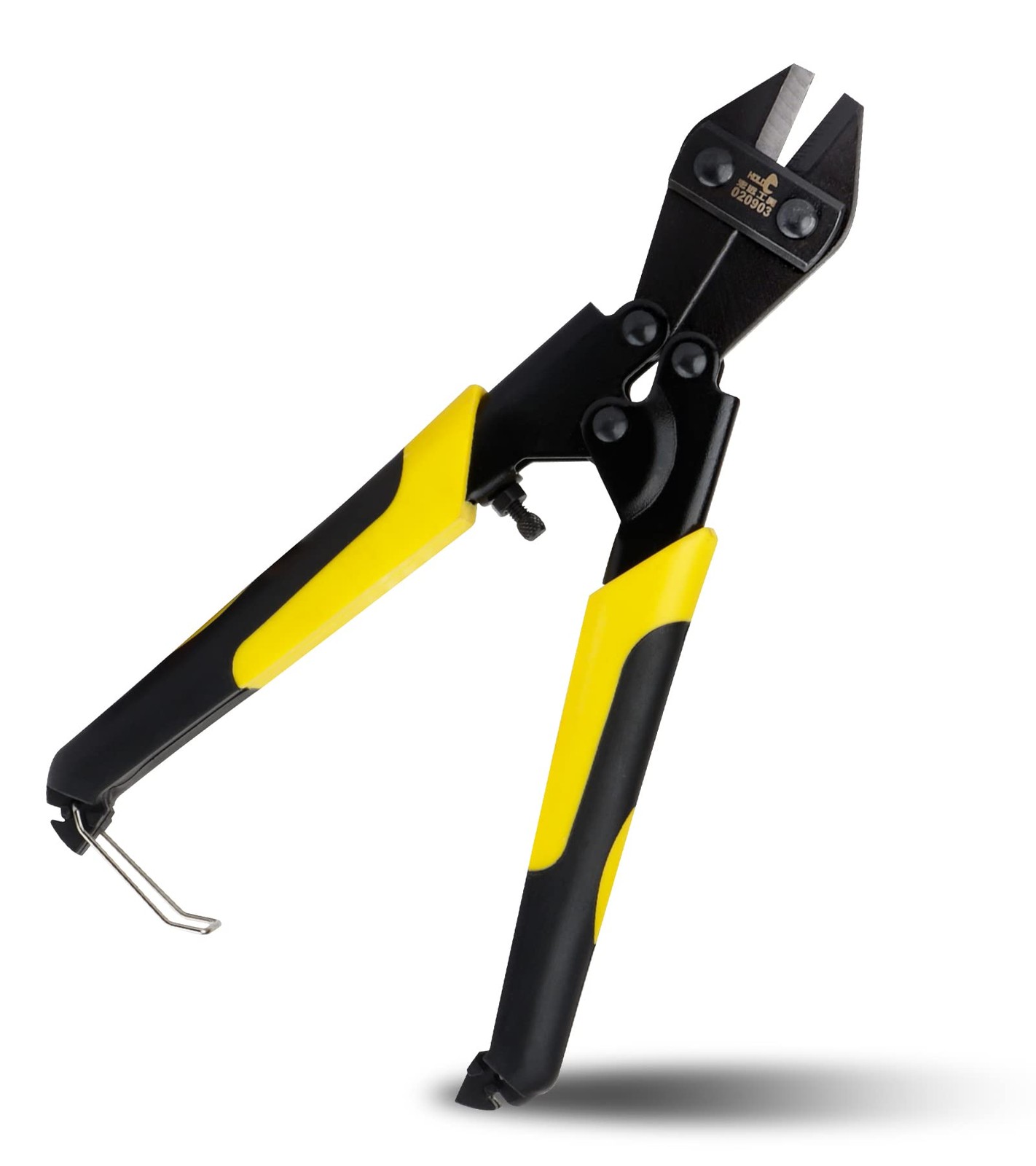 8" Bolt Cutter, Small Mini Bolt Cutter for Wire with Soft Rubber Grip, Chrome