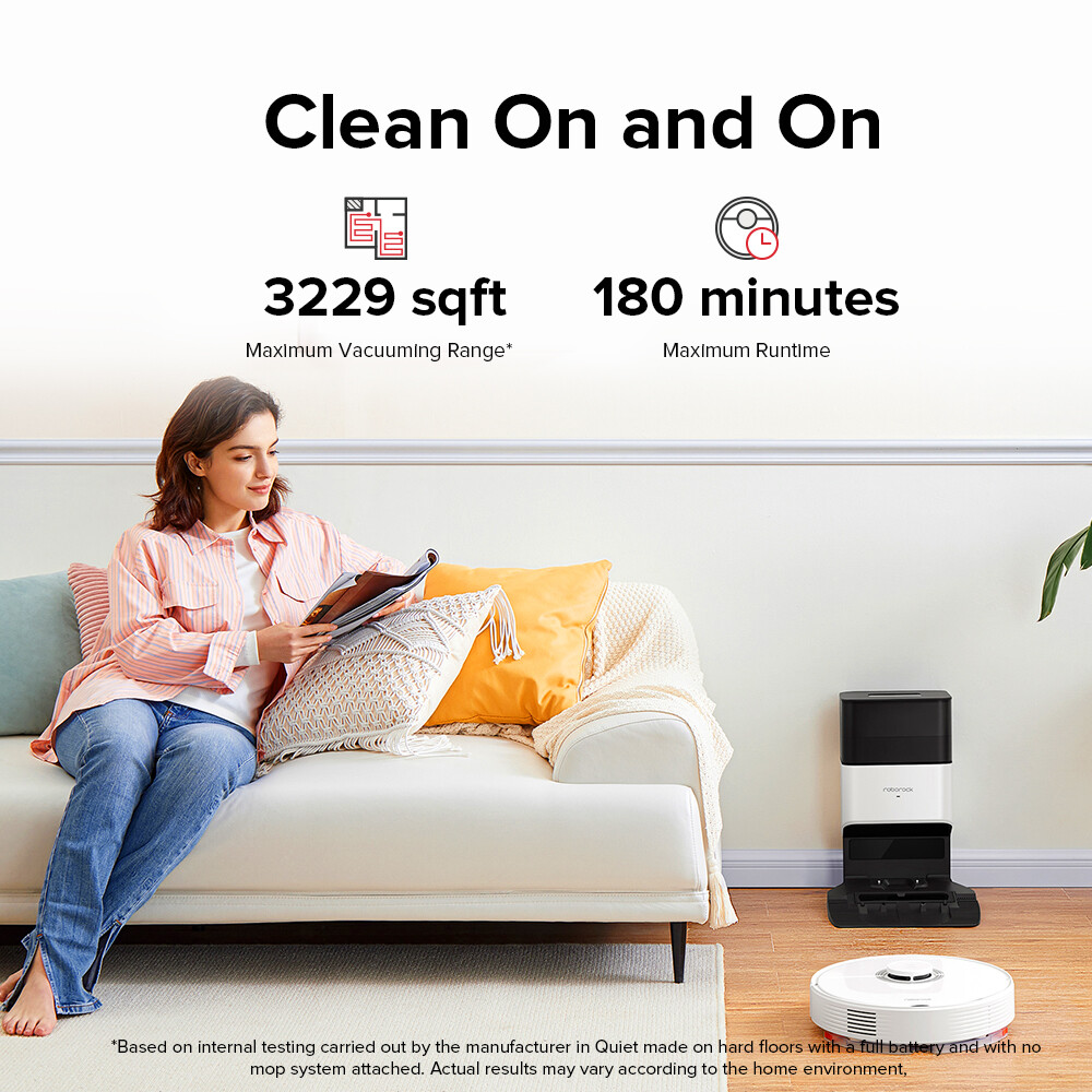Roborock Q7 Max+ Self-Emptying Robot Vacuum Cleaner - Certified Refurbished