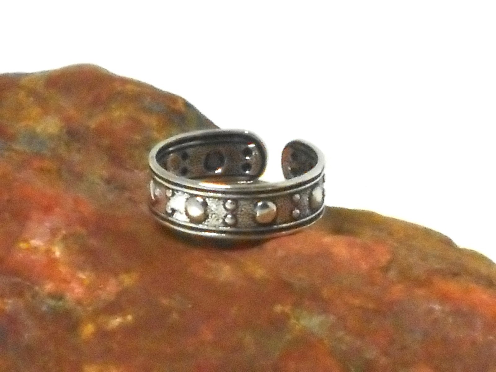 Adjustable TOE RING Sterling Silver 925