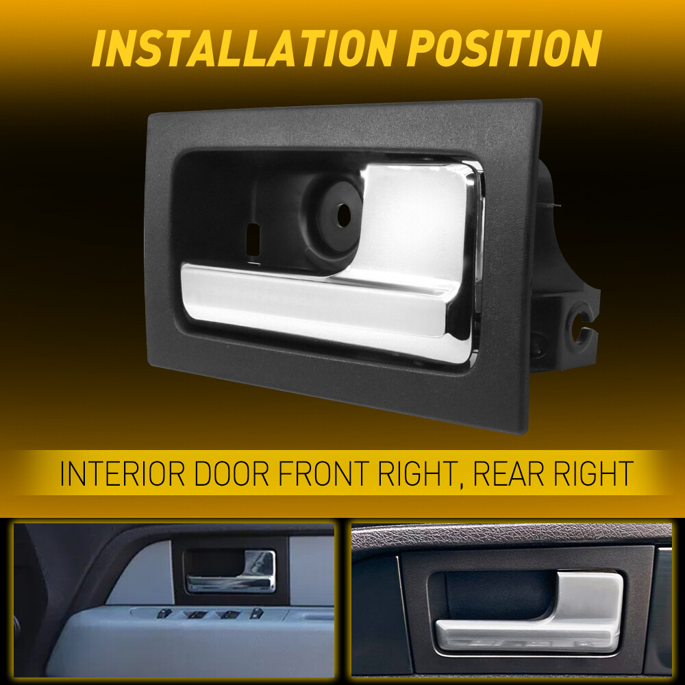 Right Passenger Side Interior Inside Door Handle For 2009-2014 Ford F-150 Lobo