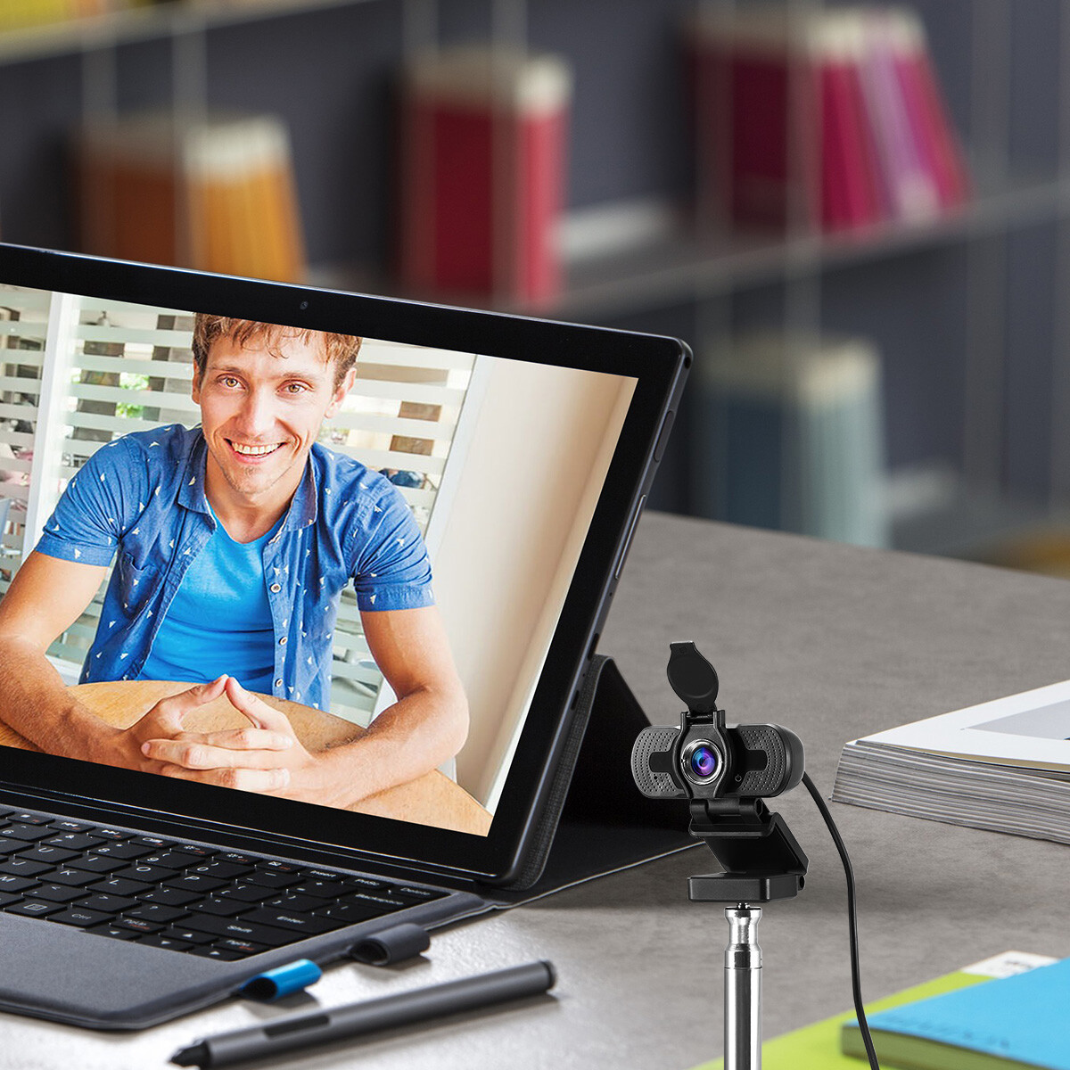1080P Full HD USB 2.0 Webcam for PC Desktop & Laptop Web Camera with Microphone