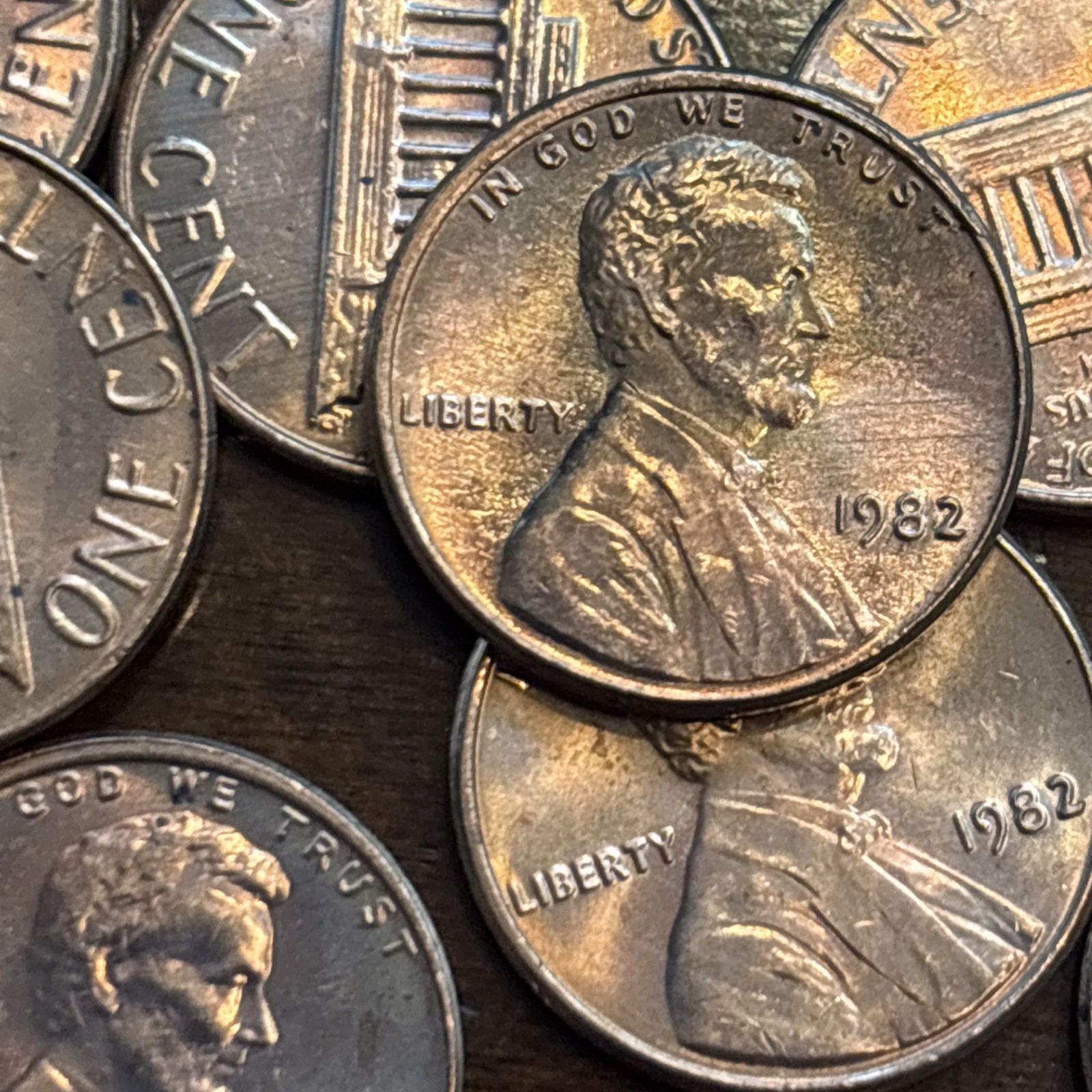 1982-P Lincoln Cent COPPER LARGE DATE UNCIRCULATED 1 COIN FROM ROLL #281