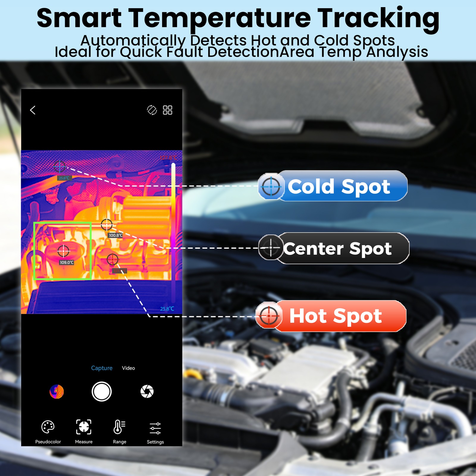 ANXTECH Plug in Infrared Thermal Camera TISR Resolution 240*240 for Android