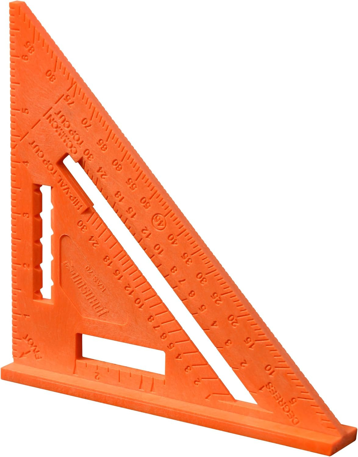 Level & Tool RAS-70B-ORAN Structo-Cast Rafter Square, 7", Orange, 1 Square