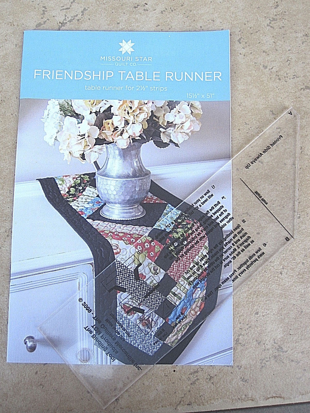 Binding Tool TQM & Friendship Table Runner Missouri Star Quilt Co