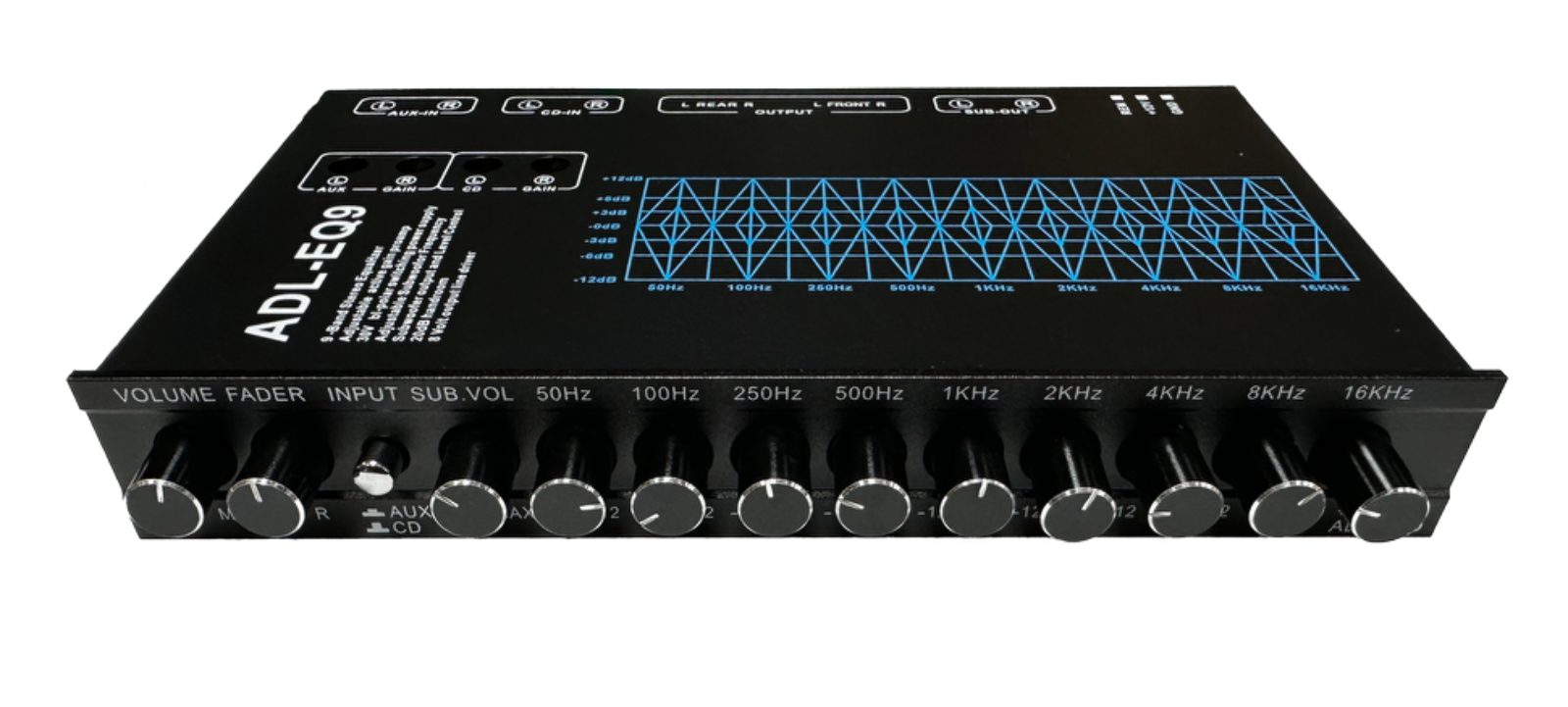 9-Band Car Audio Equalizer