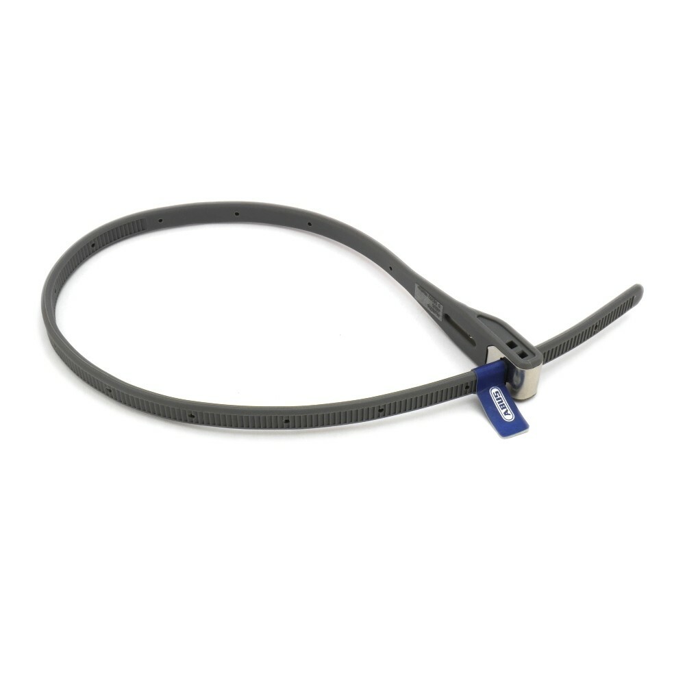 ABUS Multizip-Reusable Stainless Steel Core Lockable Cable Tie -Grey -FREE POST