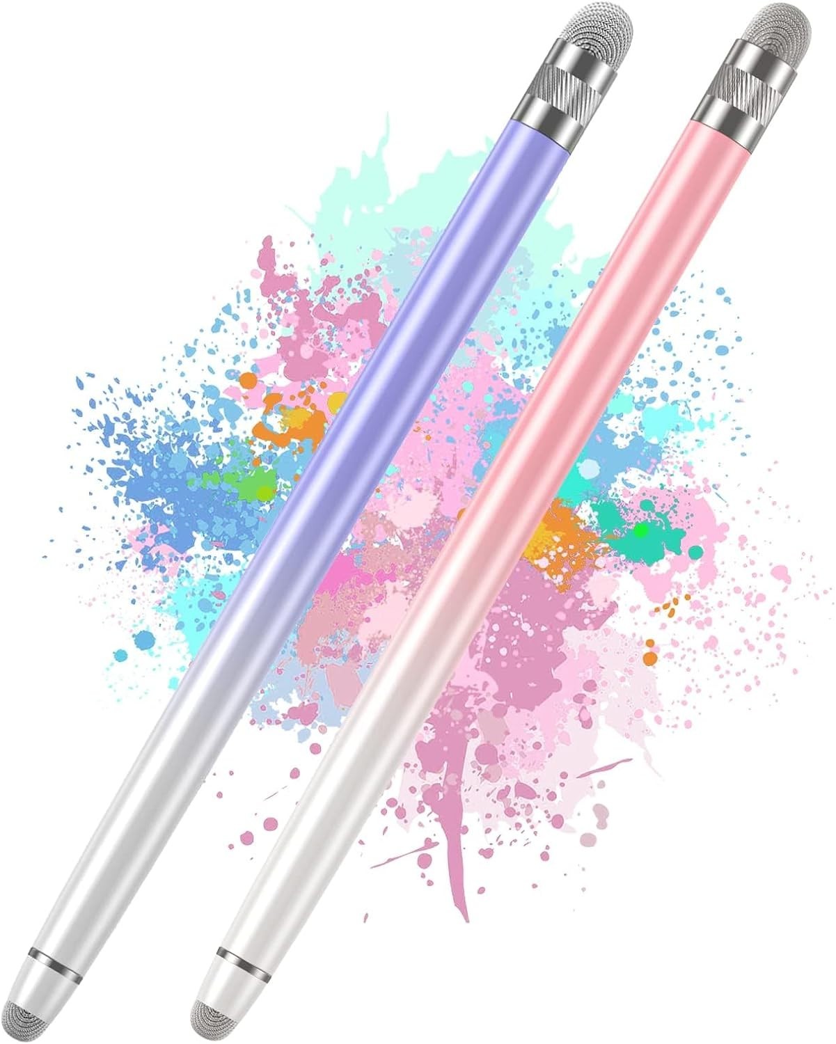 Ultimate Touchscreen Stylus – 2PCS High Sensitivity & Dual Tip for All Devices