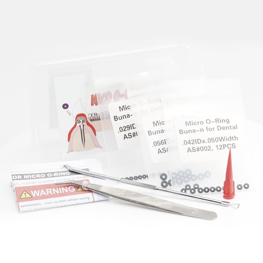 O-Ring, Buna-n, Tool Kit with 3 Convenient Sizes, Replacement for Mini...