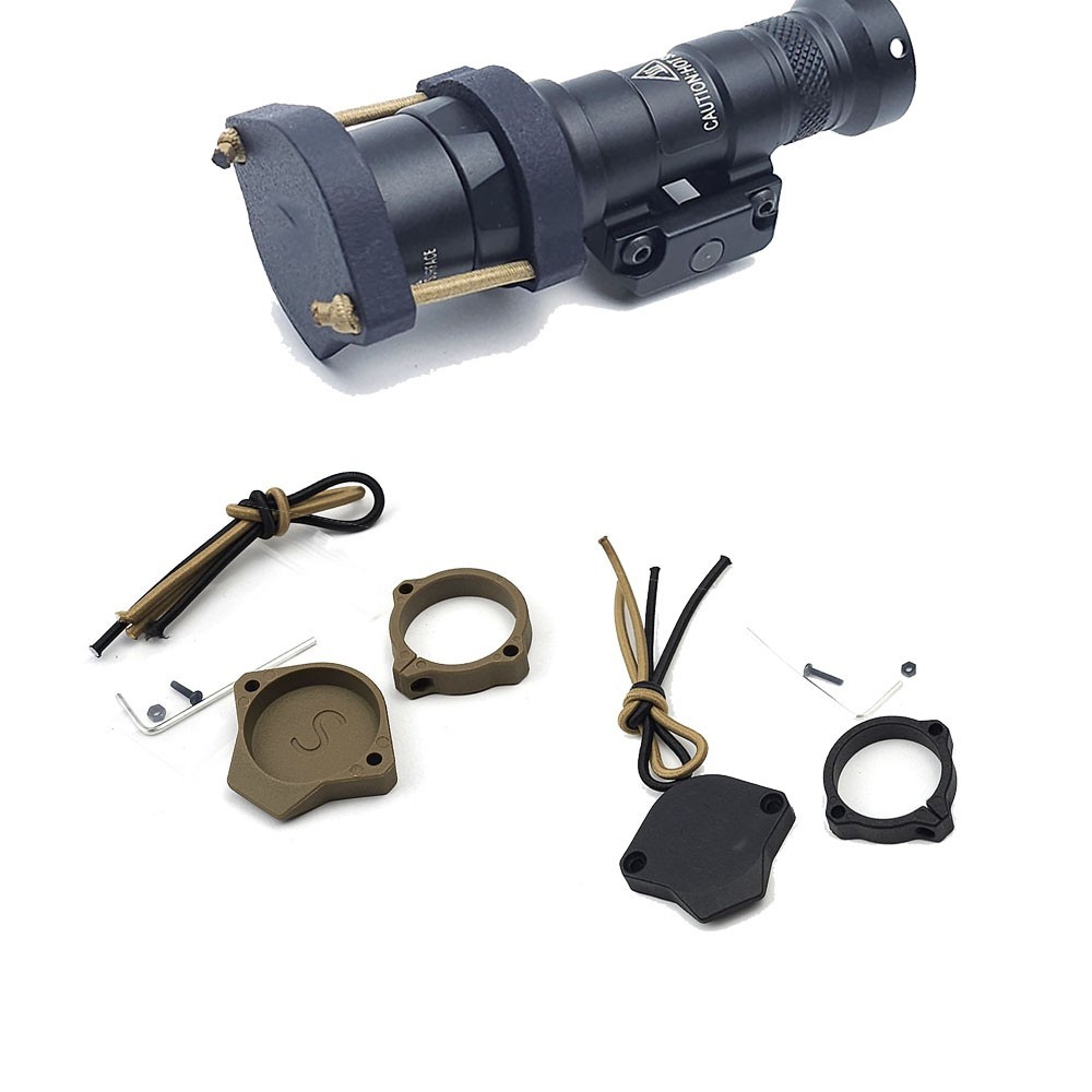 For M300 M600 tactics Light Front Lens Protector Cover Flashlight Cap