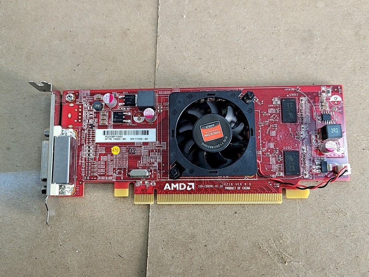 AMD C090 716523-001 Low-Profile Video Card PCIe 1GB DMS-59
