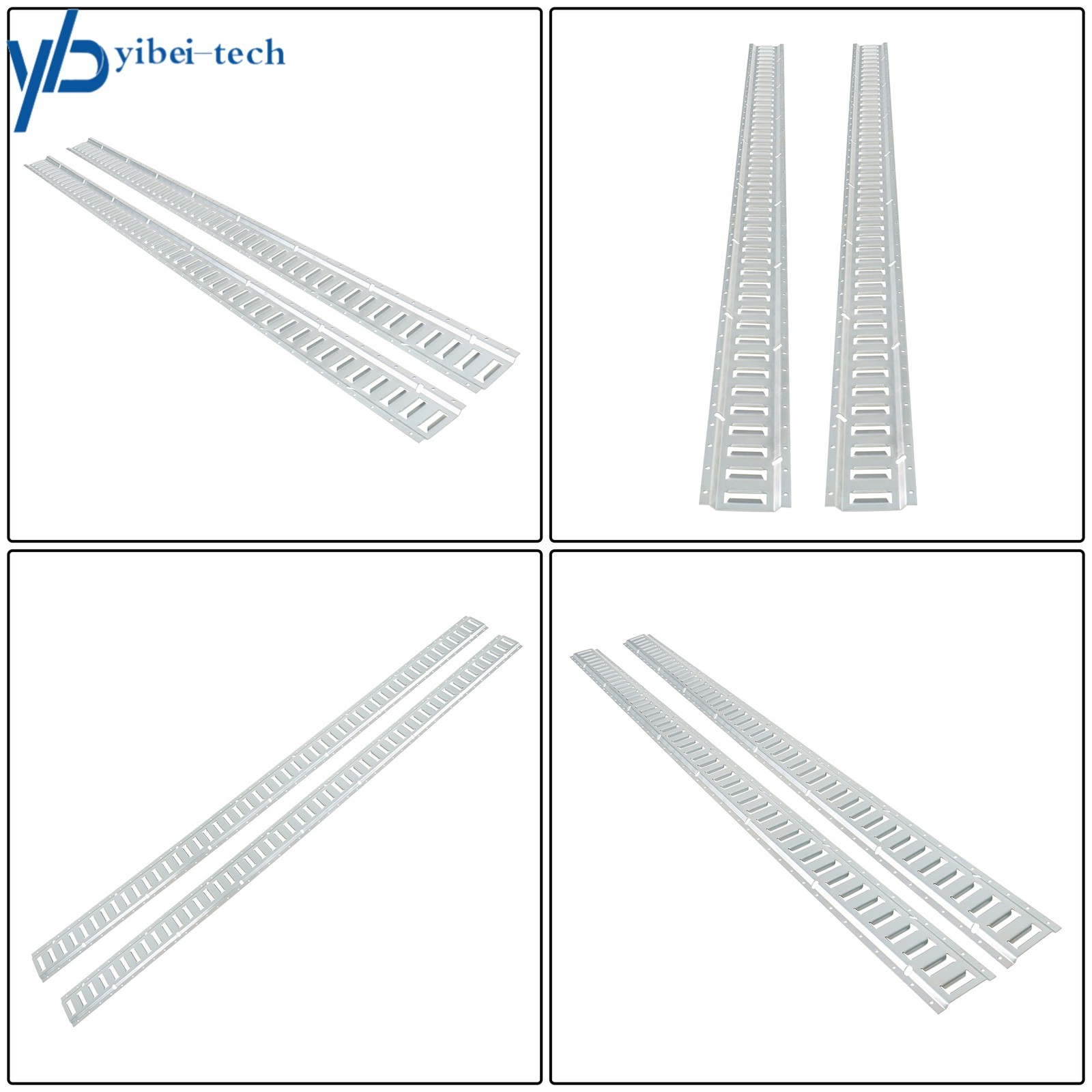 30 Pack 8' E Track Tie Down Rail Kit Horizontal Galvanized Durable For Trucks
