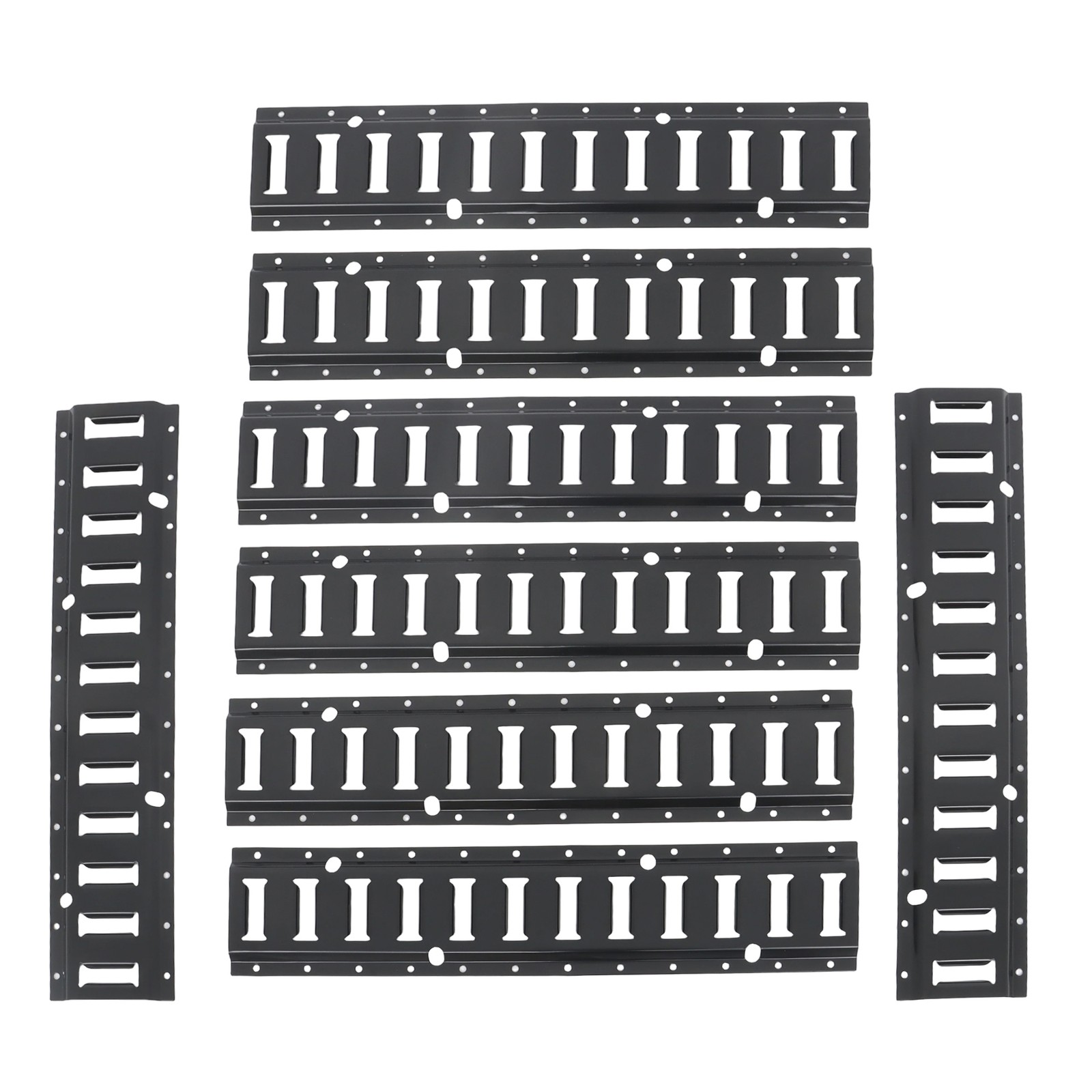 LABLT 2'  E Track Tie Down Rail System Heavy Loads Secure Cargo For Vans Trucks