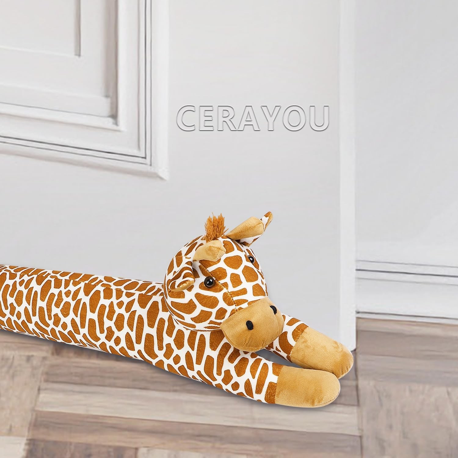 36 Inch Heavy Duty Under Door Draft Stopper, Cute Animals Shape Door & Window...