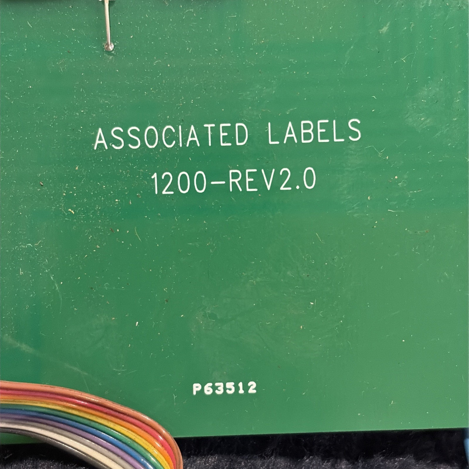 Associated Labels 1200-REV2.0 Circuit Board P63512