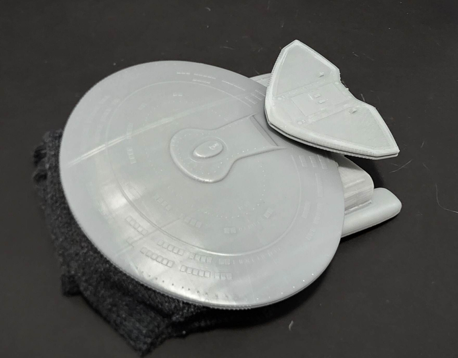 1/2500 scale Nebula Class Starship W/ Decals! Star Trek 3d printed resin model