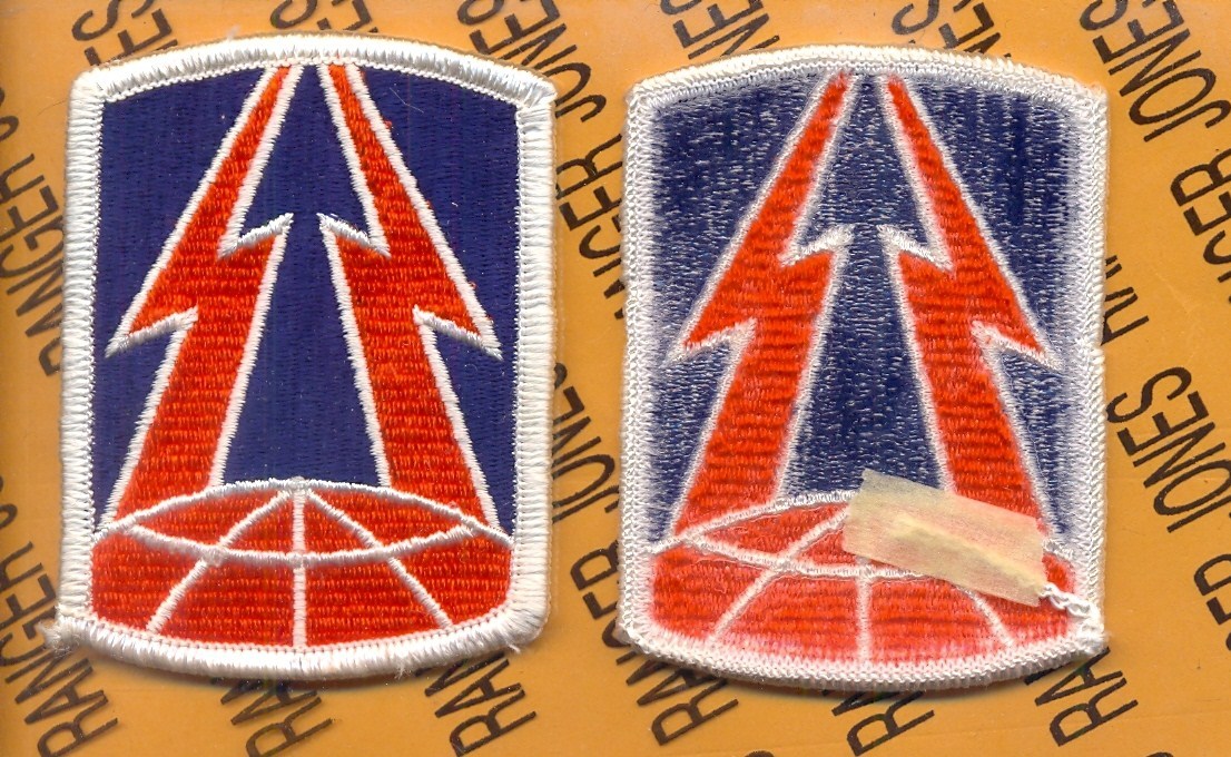 US Army 335th Signal Brigade dress uniform 3" patch m/e