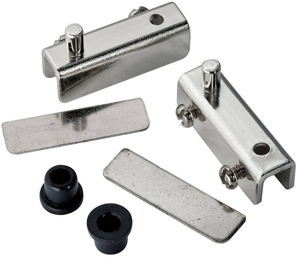 Glass Door Pivot Hinge for Free Swinging Glass Doors Polished Chrome (Pair)