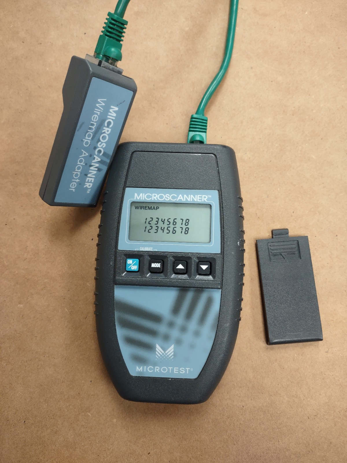 Fluke networks Microtest Microscanner Pro Cable Tester + WIREMAP adapter