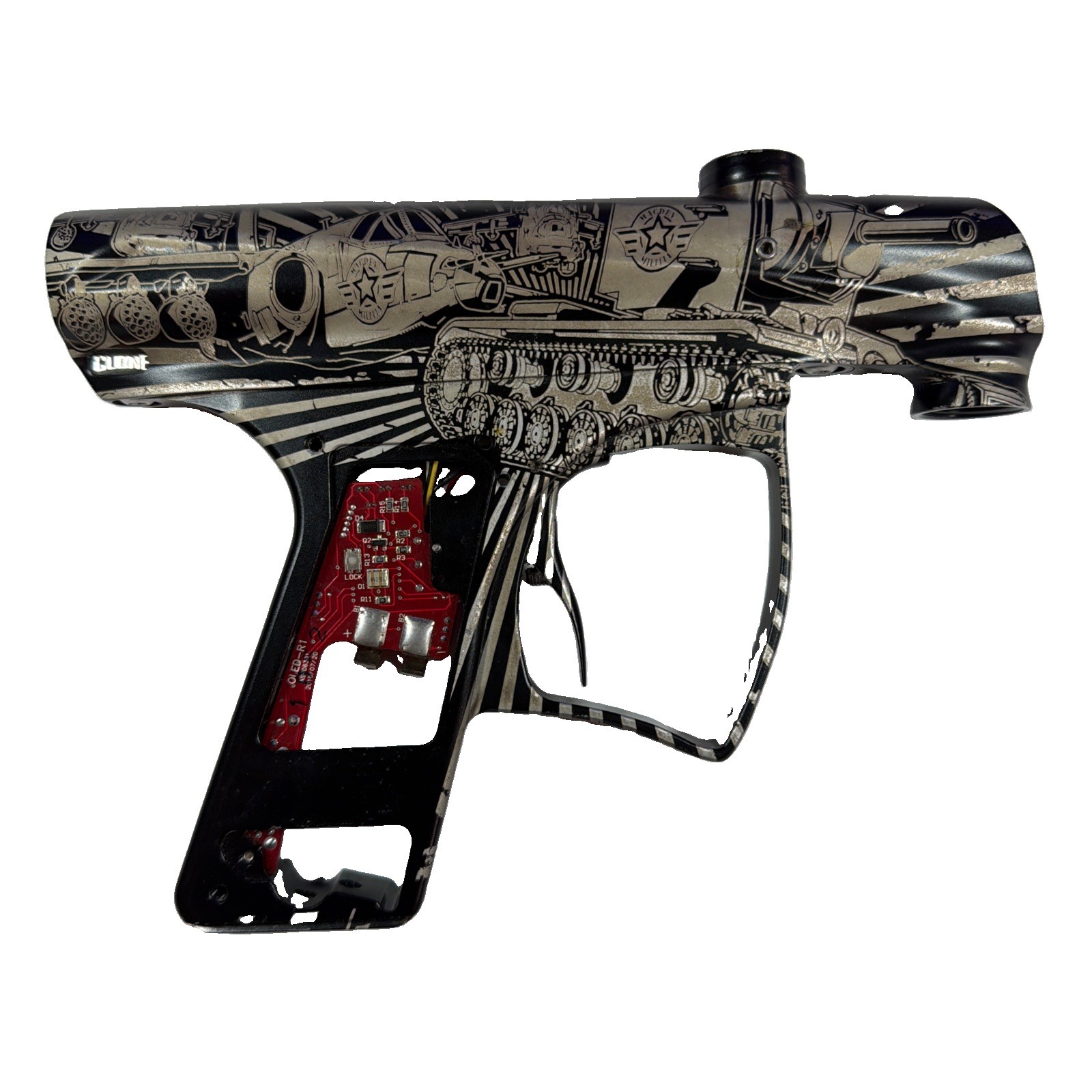 MACDEV Clone VX Body Kit w/ Trigger and Board Frame Custom Anodized Militia