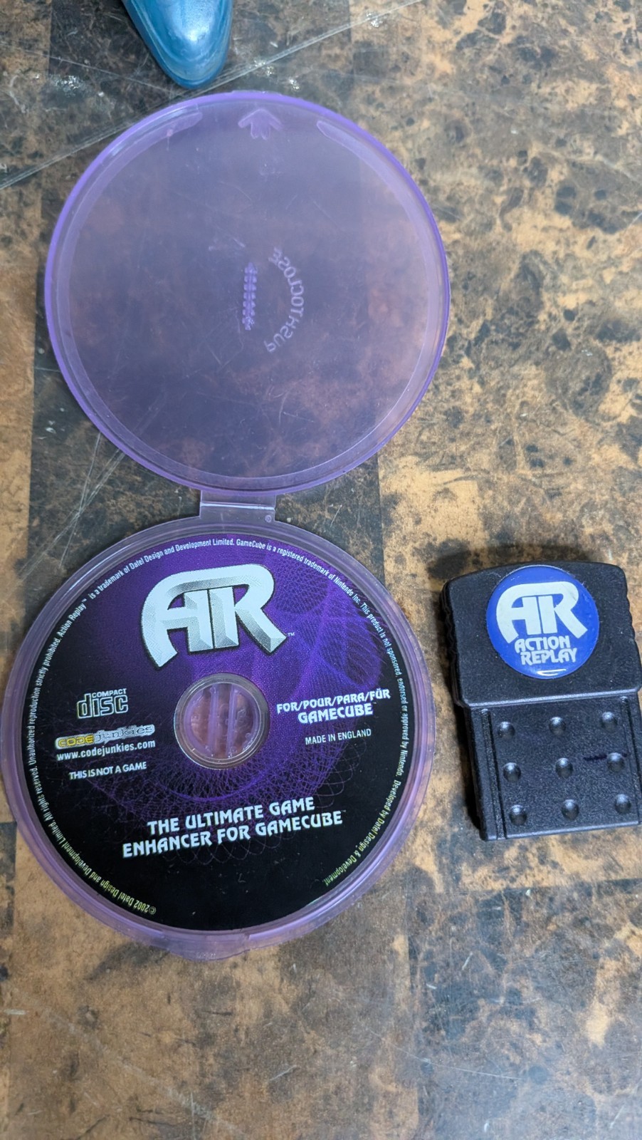 Action Replay AR Nintendo GameCube Disc & Memory Card *READ*