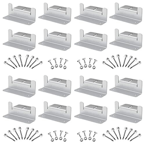 16 Units per Set Solar Panel Mounting Z Brackets - Solar Panel Mounting