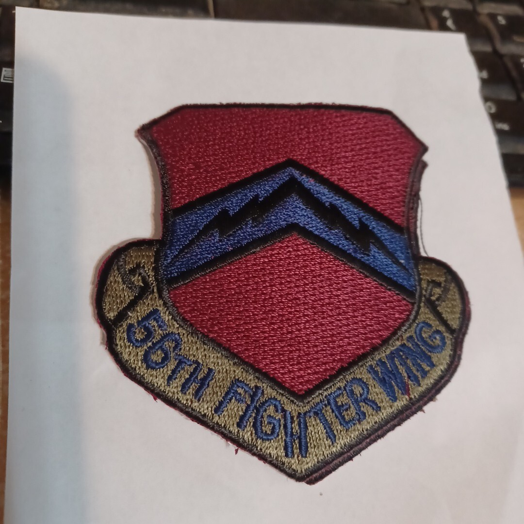 United States Air Force 56th Fighter Wing Squadron subdued Patch Sew-On