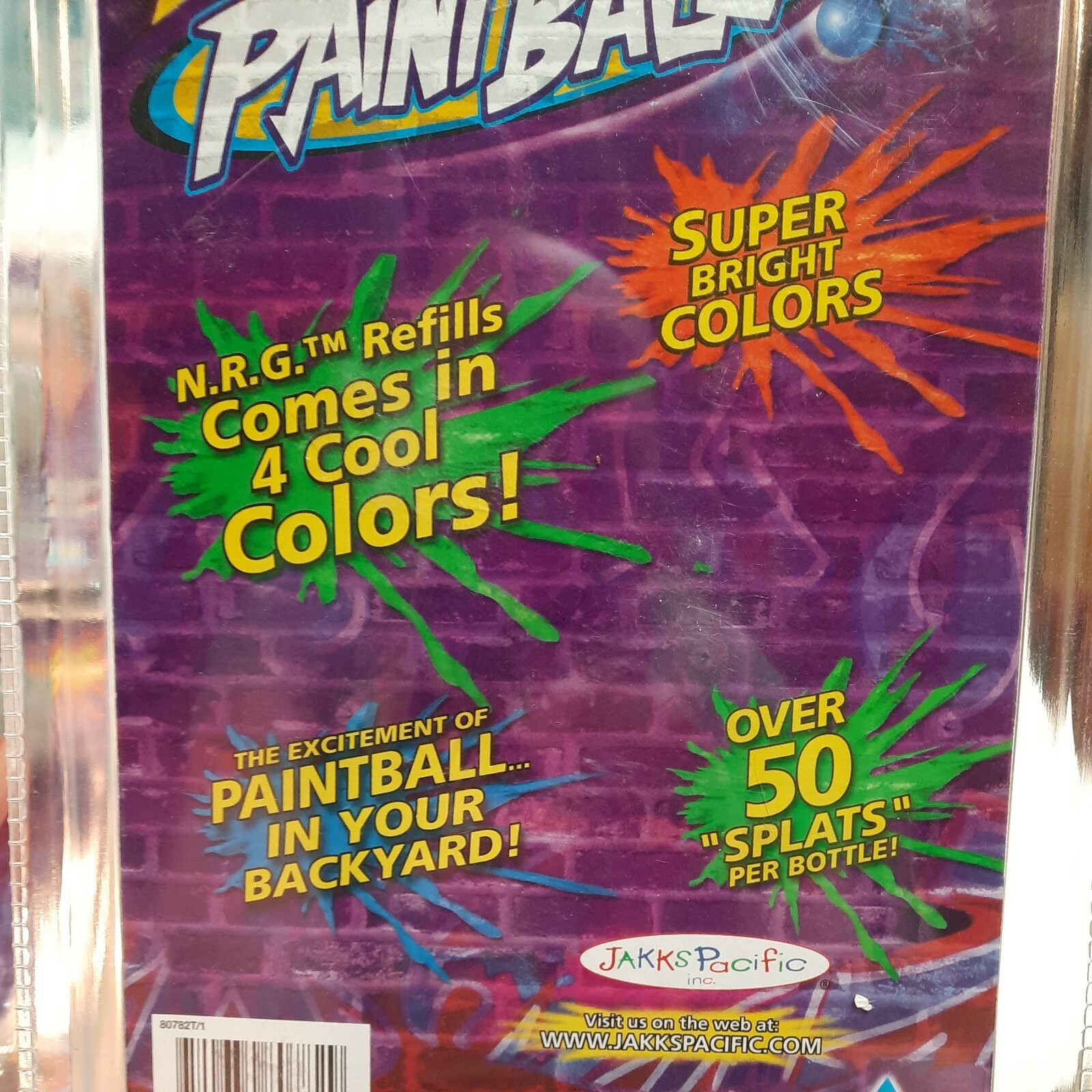 Vintage Toymax Nrg Paintball Refill Pack 80782 new sealed in Package