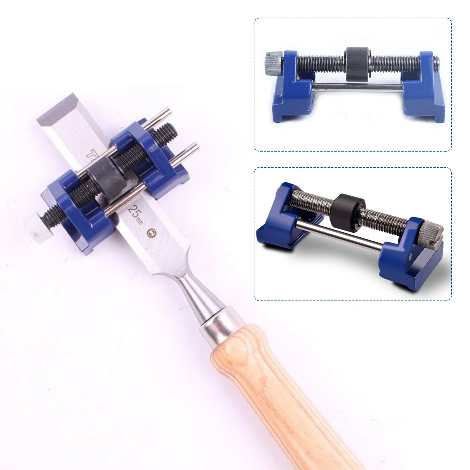 Metal Honing Guide Jig for Sharpening Wood Plain Chisel Plane Planers Blade Tool