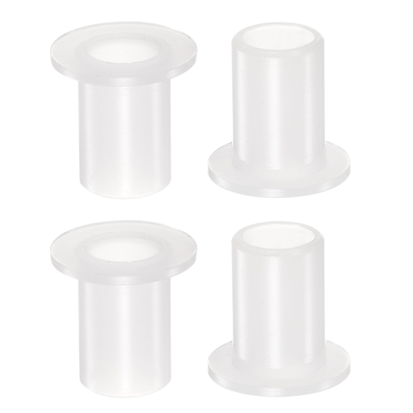 4pcs Flanged Sleeve Bearings 10.1mm Bore 13mm OD 20.5mm Length Nylon Bushings