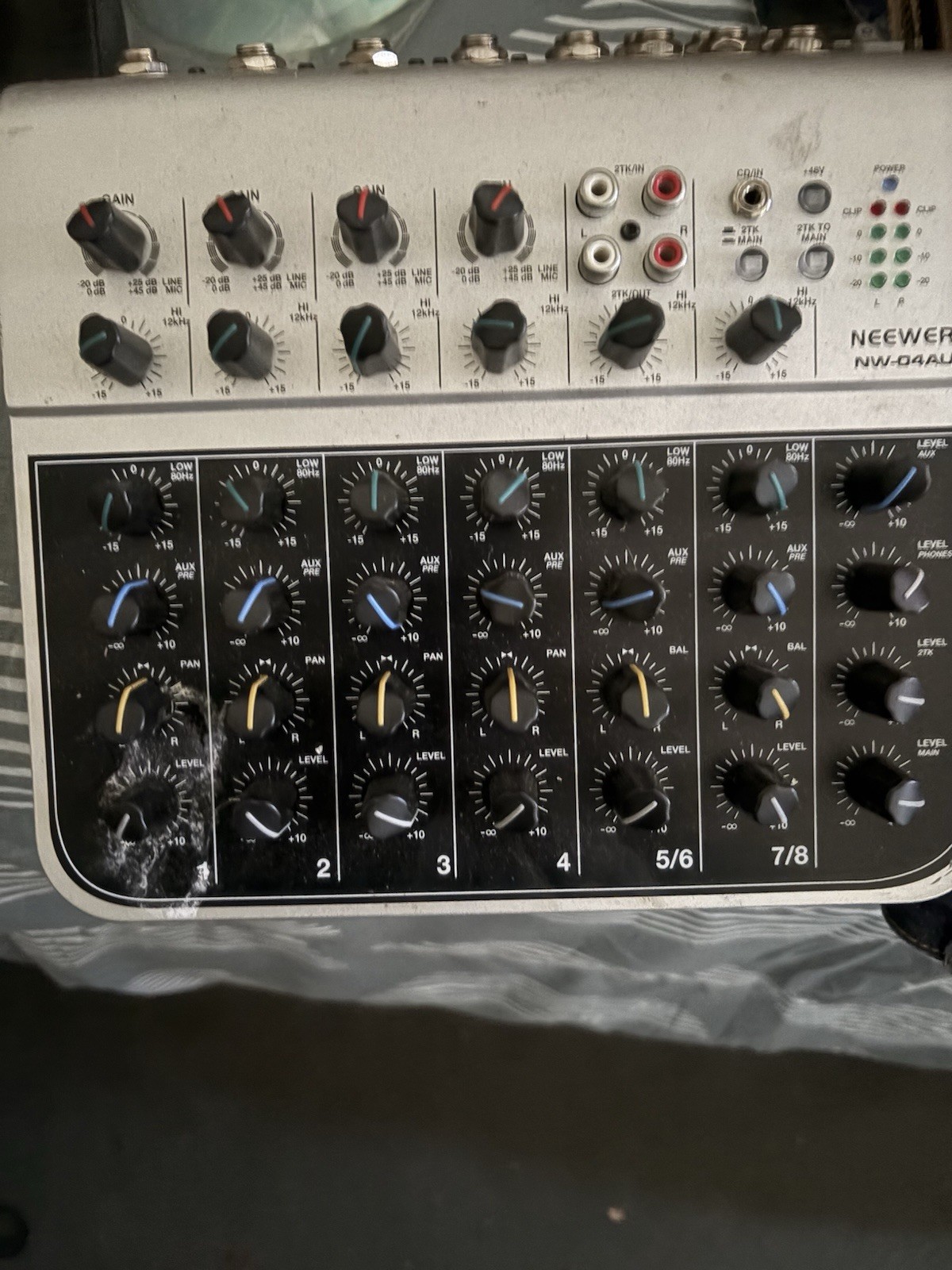 dj mixing board