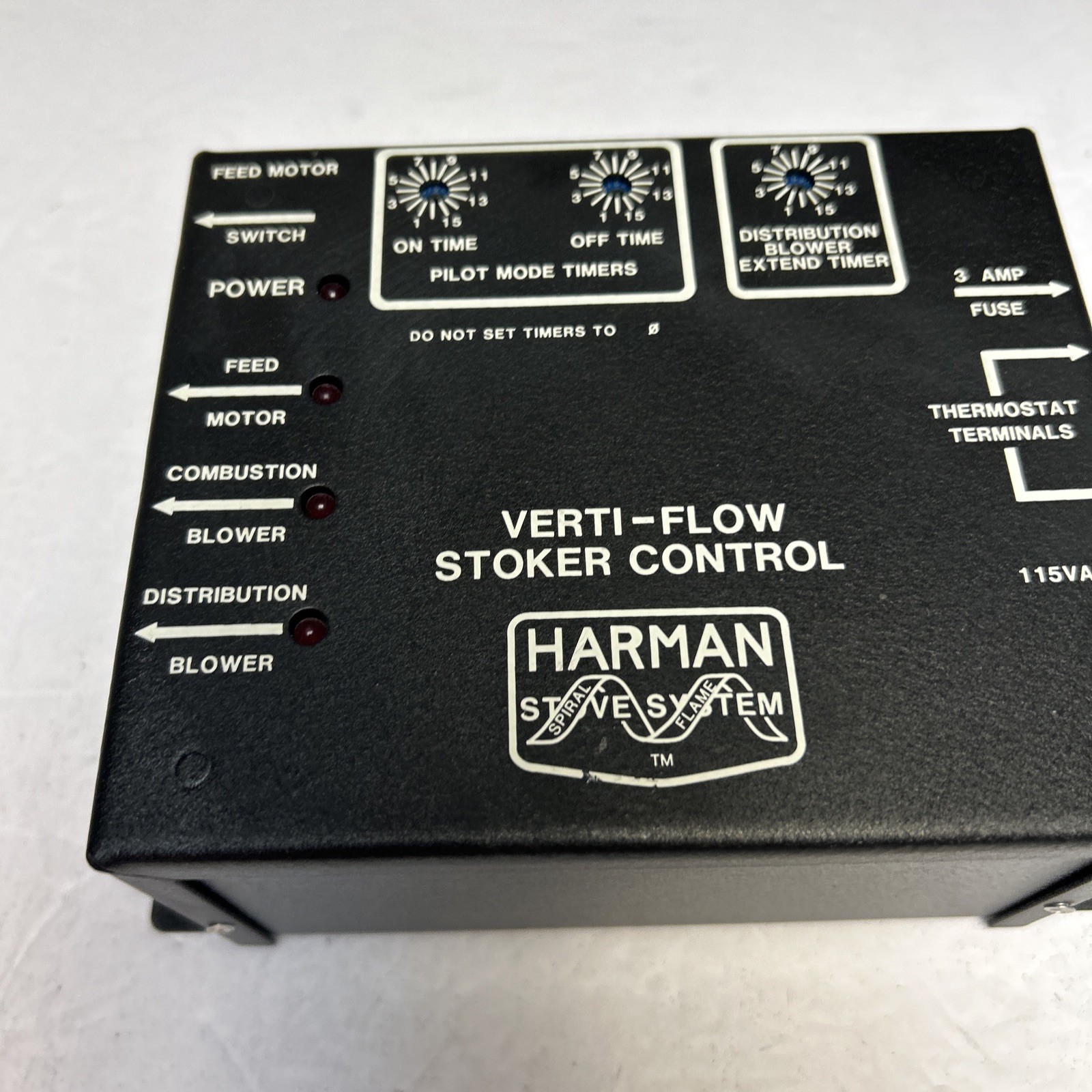 Verti-flow Stoker Harman Timer Control Box Harman Stove System