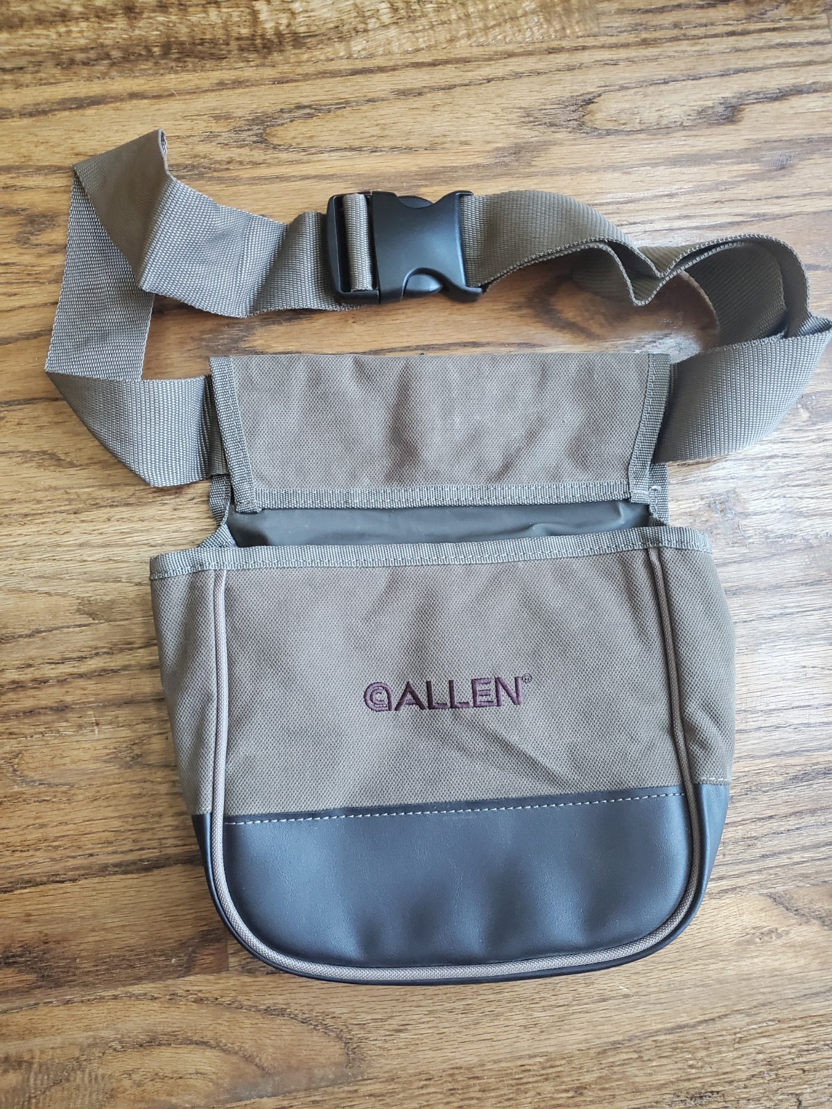 Allen Select, Allen 2306 Select Canvas Double Compartment Shell Bag With Belt