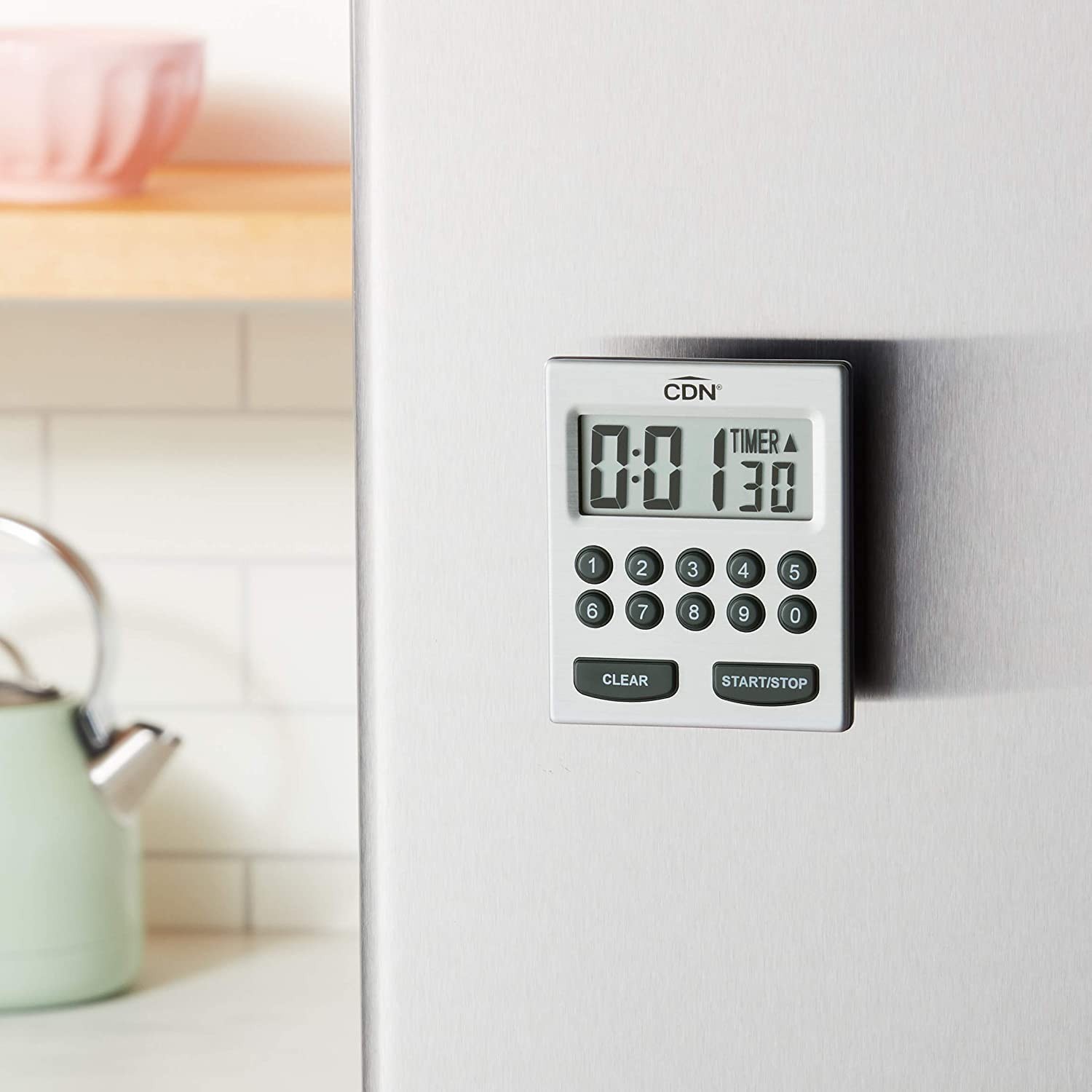 Direct Entry 2- Alarm Digital Kitchen Timer | Counts Up & Down, 10 Hours by H...