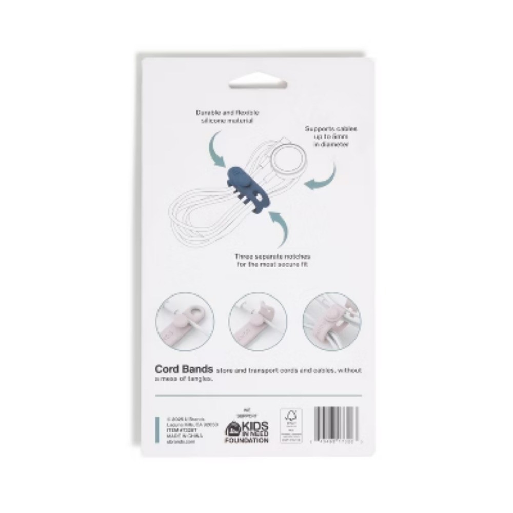 U Brands 6ct Silicone Cord Bands
