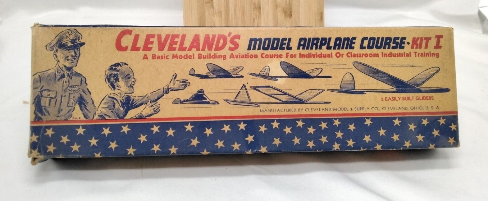 RARE! VINTAGE CLEVELAND'S MODEL AIRPLANE COURSE-KIT I AIR YOUTH OF AMERICA