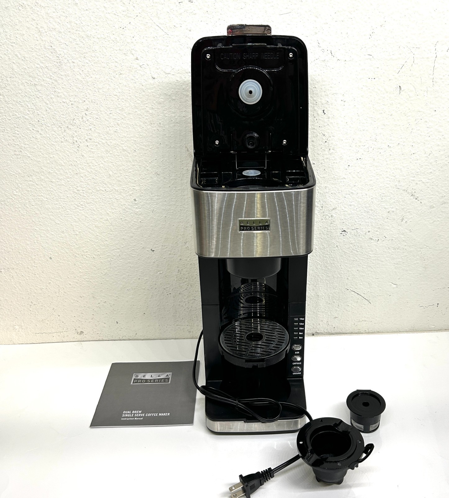 Bella Pro Series Dual Brew Single Serve Coffee Maker Model 90192 - Great Cond