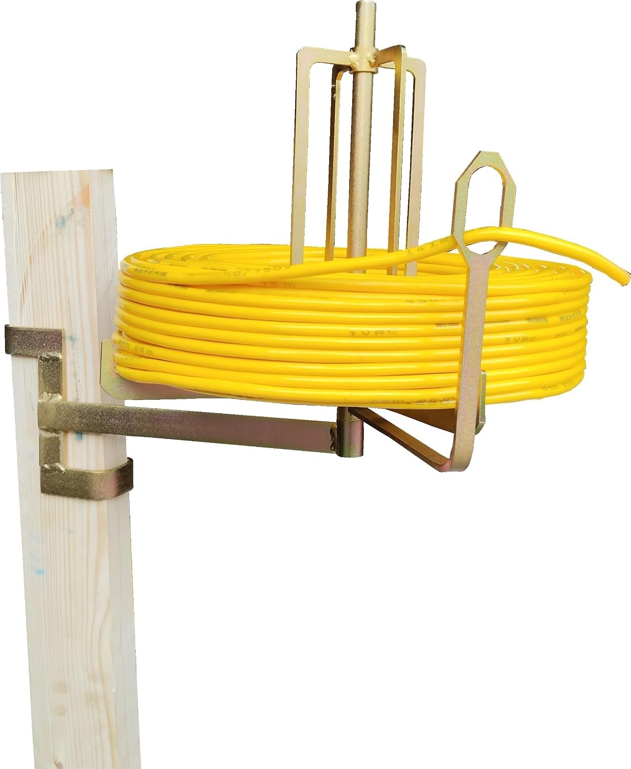 Ruipai Folding Wire Spool Rack Floor Or Stud Mounted Cable Dispenser