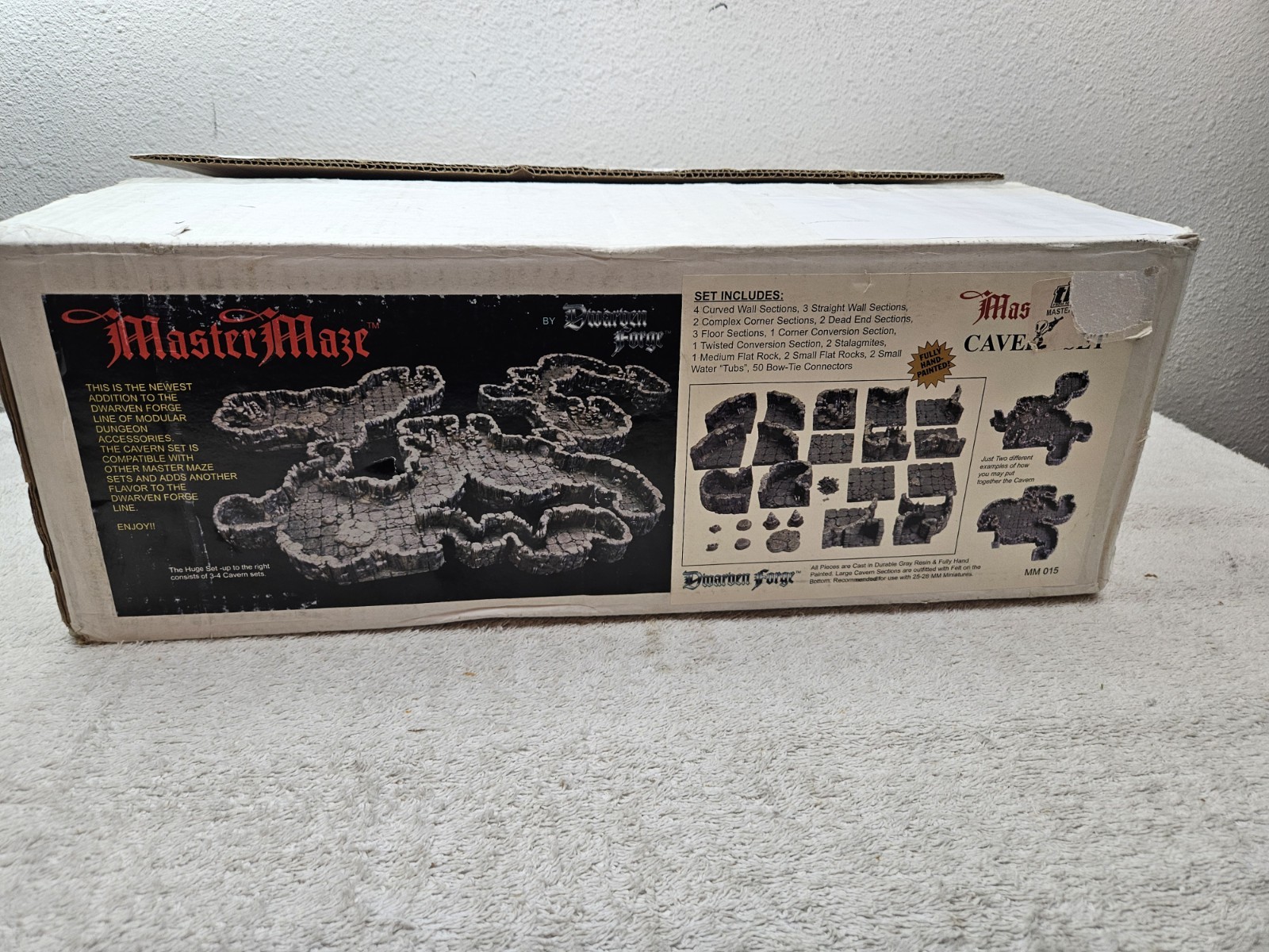 DWARVEN FORGE MASTER MAZE  CAVERN SET  NEW IN OPEN BOX