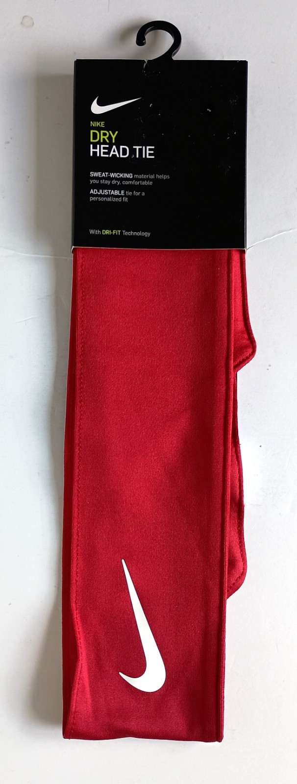 Nike Unisex Women's Men's Dri-Fit Dry Head Tie Headband OSFM Maroon/Red NEW
