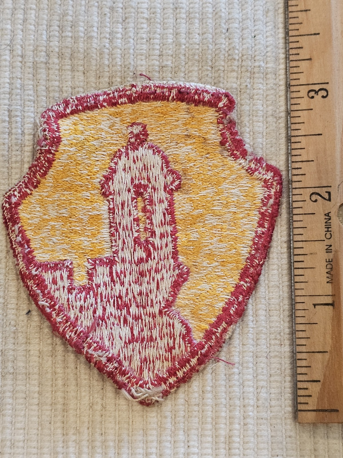 WWII US Army Antilles Defense Command Cut Edge Patch L@@K!!!