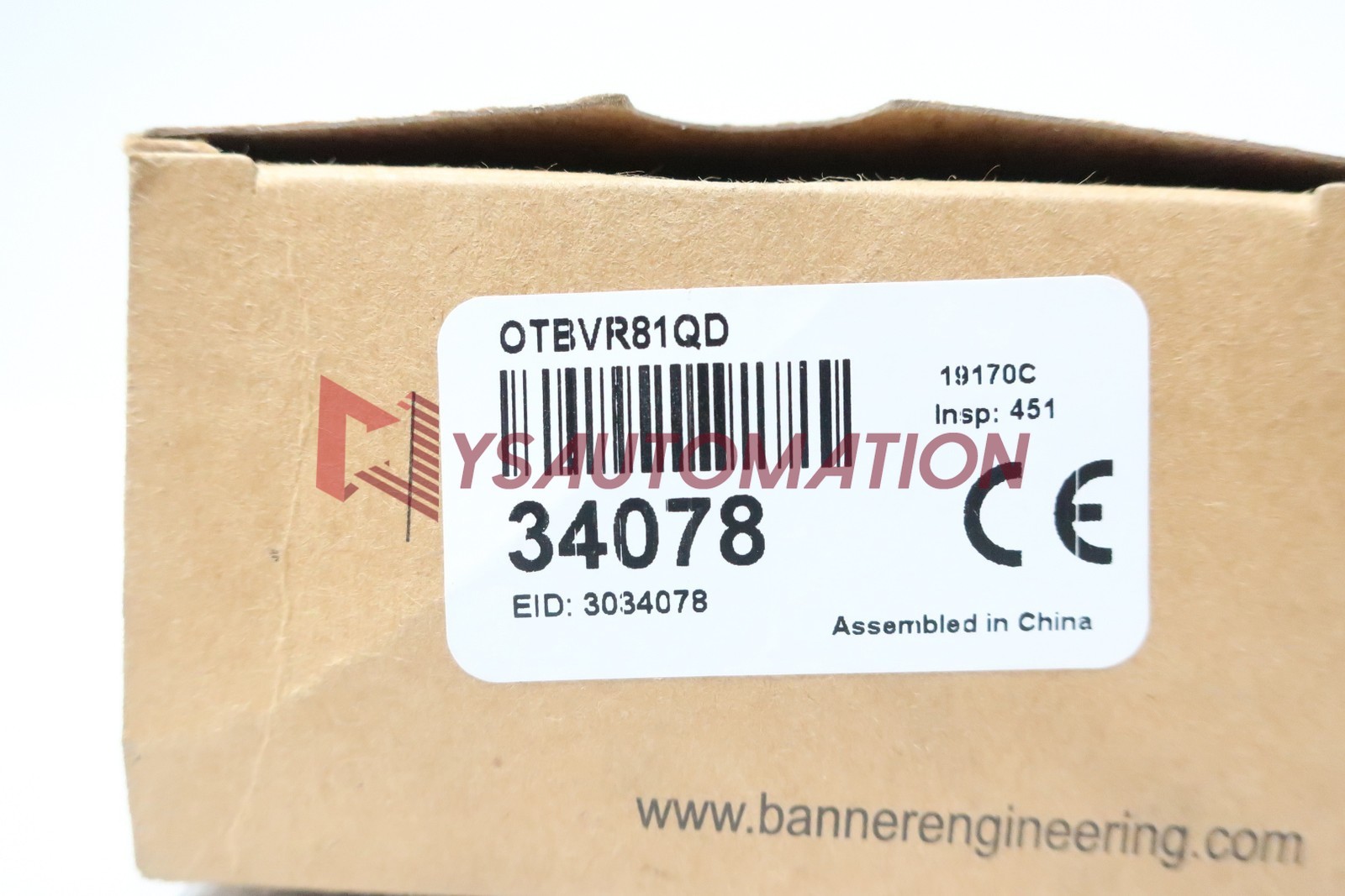 1pcs New Banner OTBVR81QD 34078 Touch switch