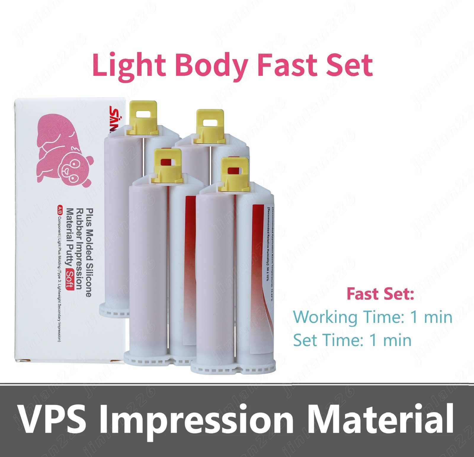 Dental Light/Heavy/Medium Impression Material Fast & Super Set