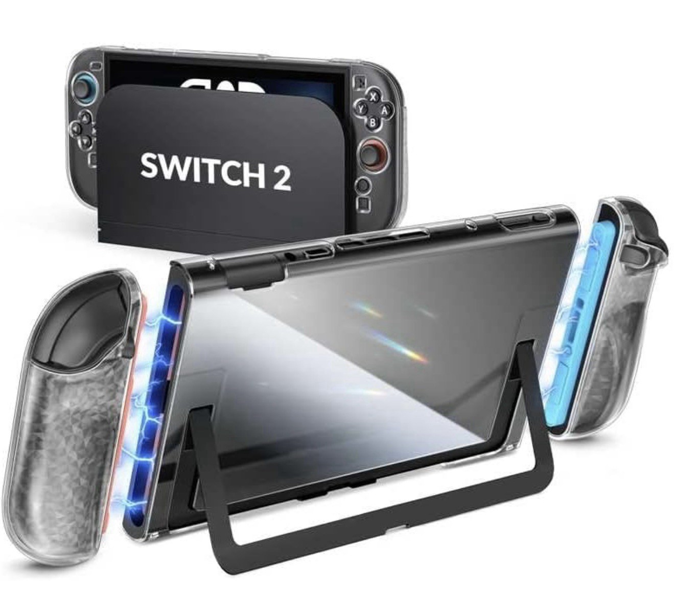 Clear Dockable Case for Nintendo Switch 2 (2025), Slim Case (New)