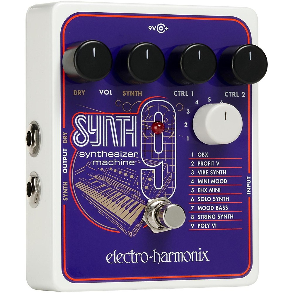 ElectroHarmonix SYNTH9 Synthesizer Machine Pedal