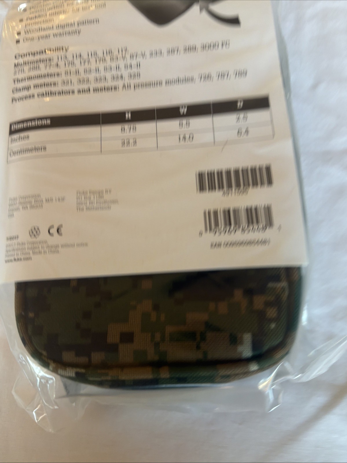 Fluke Camo c25 Carrying Case