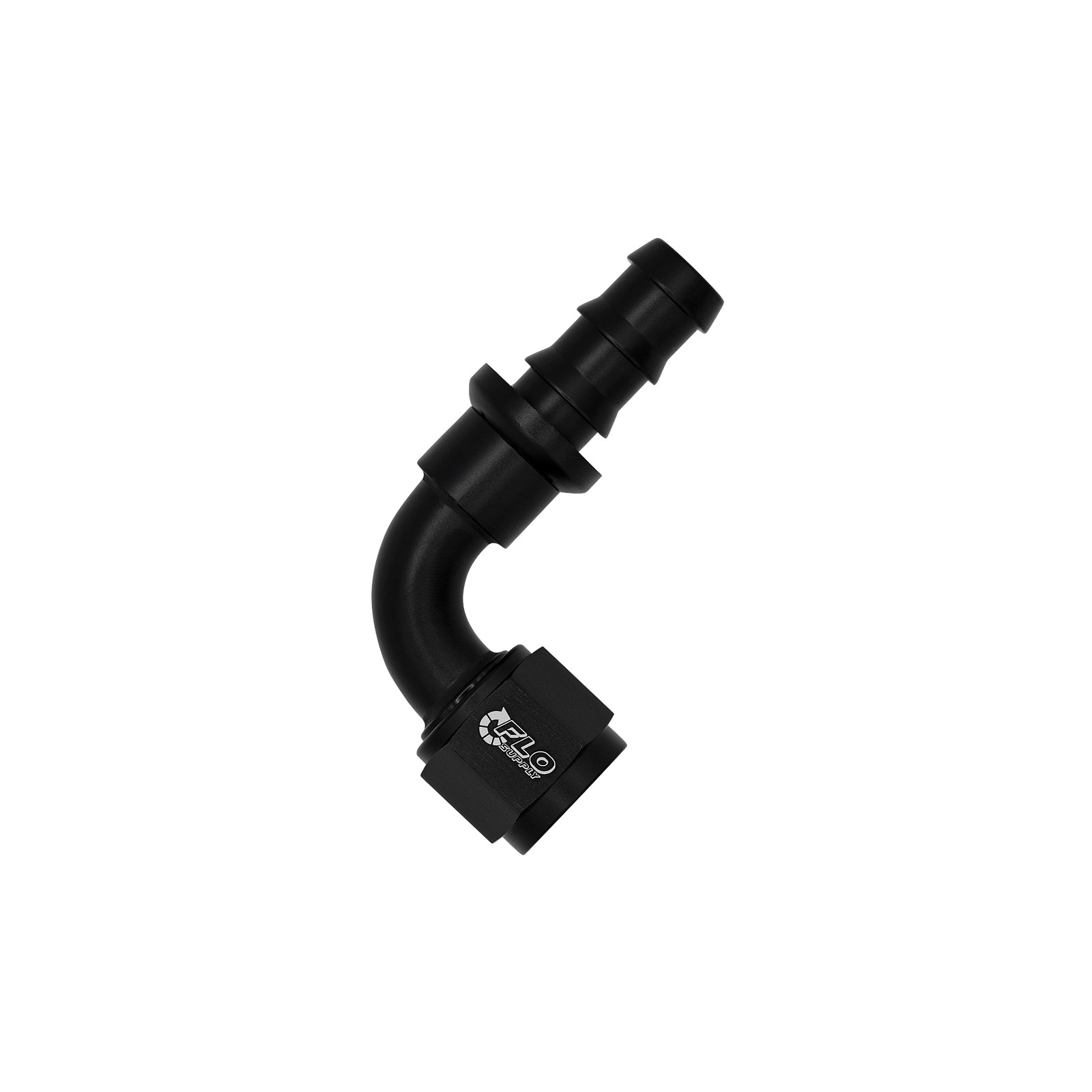 Flo Supply 6AN Push-On 90 Degree Swivel Hose End