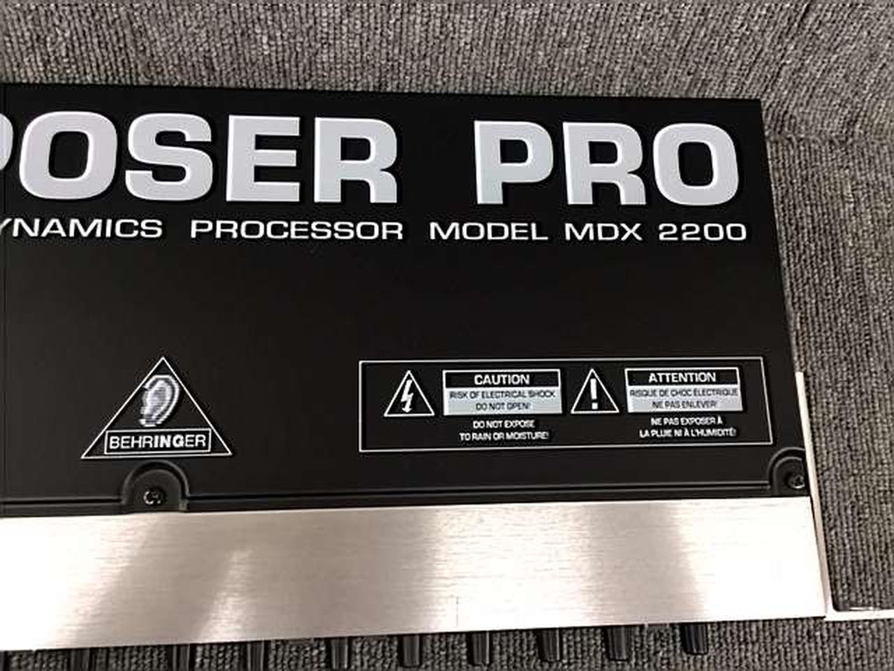 BEHRINGER MDX2200 Compressor