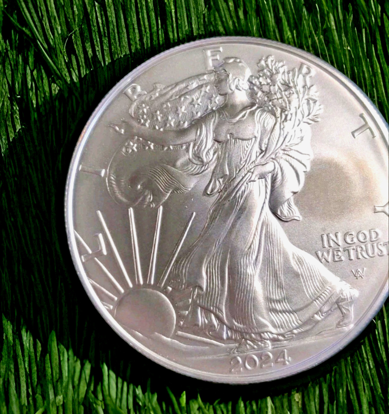 2024 Silver Eagle Coin 1oz Fine Silver - These are A+ STRIKES! DON'T MISS OUT!